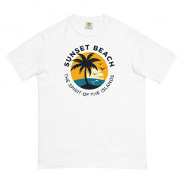 Sunset Beach Unisex Heavyweight T-Shirt